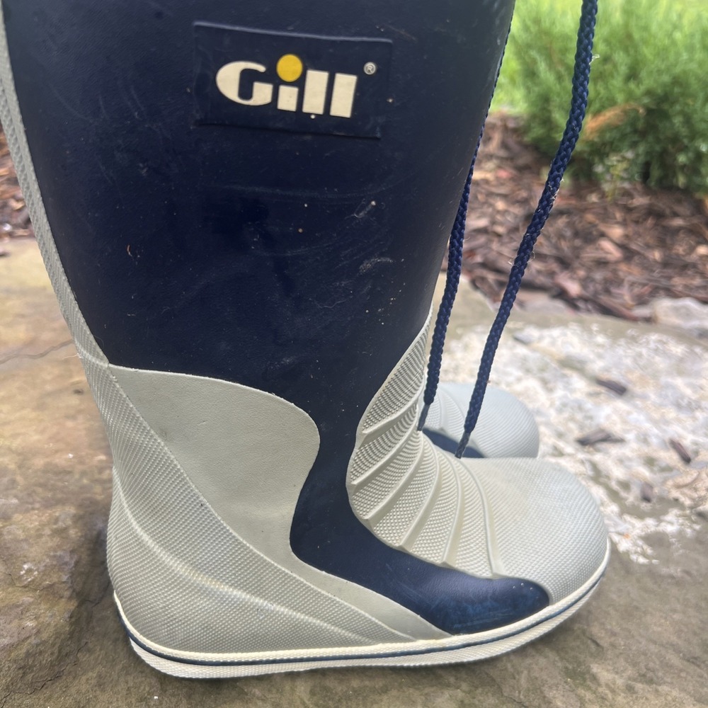 Vtg Douglas Gill Waterproof Marine Boating Women's Tall Boots US 4 Euro‎  35 - Picture 4 of 16